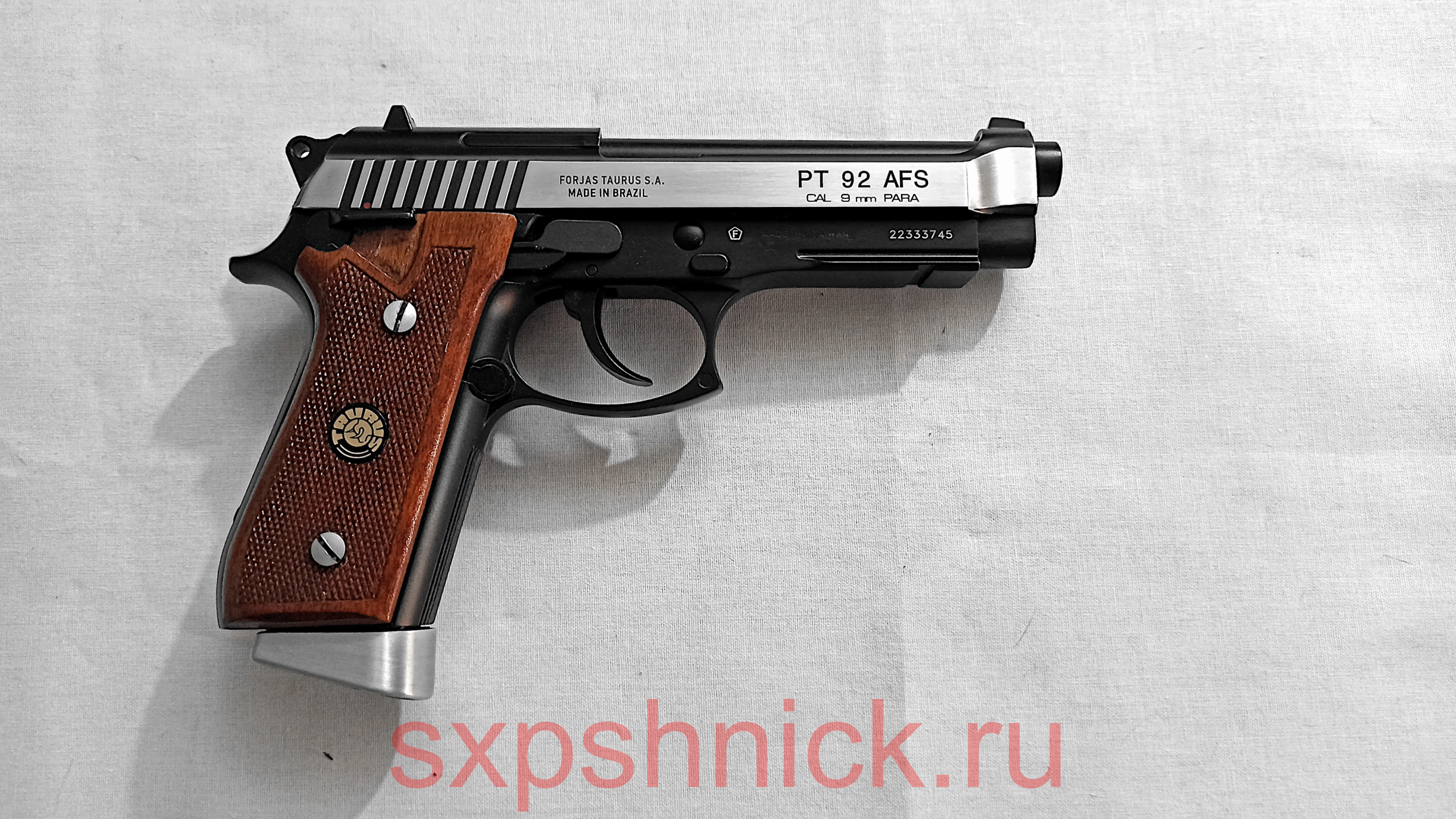 KWC-Stalker TAR92 (Beretta) CO2 4,5мм или 6мм + Тюнинг + Деревянные Накладки